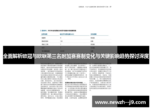 全面解析欧冠与欧联第三名附加赛赛制变化与关键影响趋势探讨深度